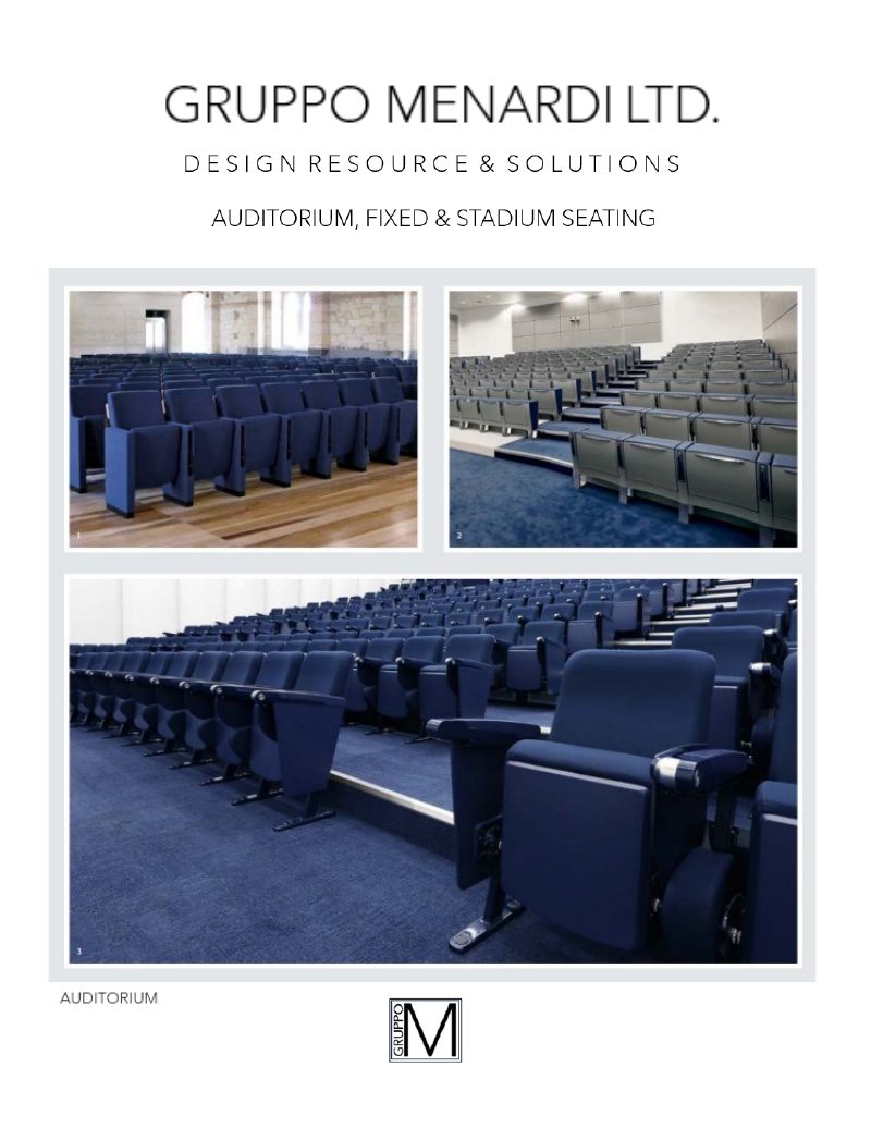 Fixed Auditorium & Theater Seating — cover